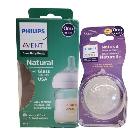 Philips Avent Accessories Philips Avent Glass Baby Bottles Philips